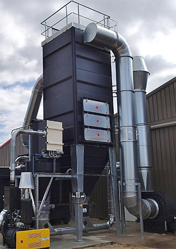 Filtre poussières bois