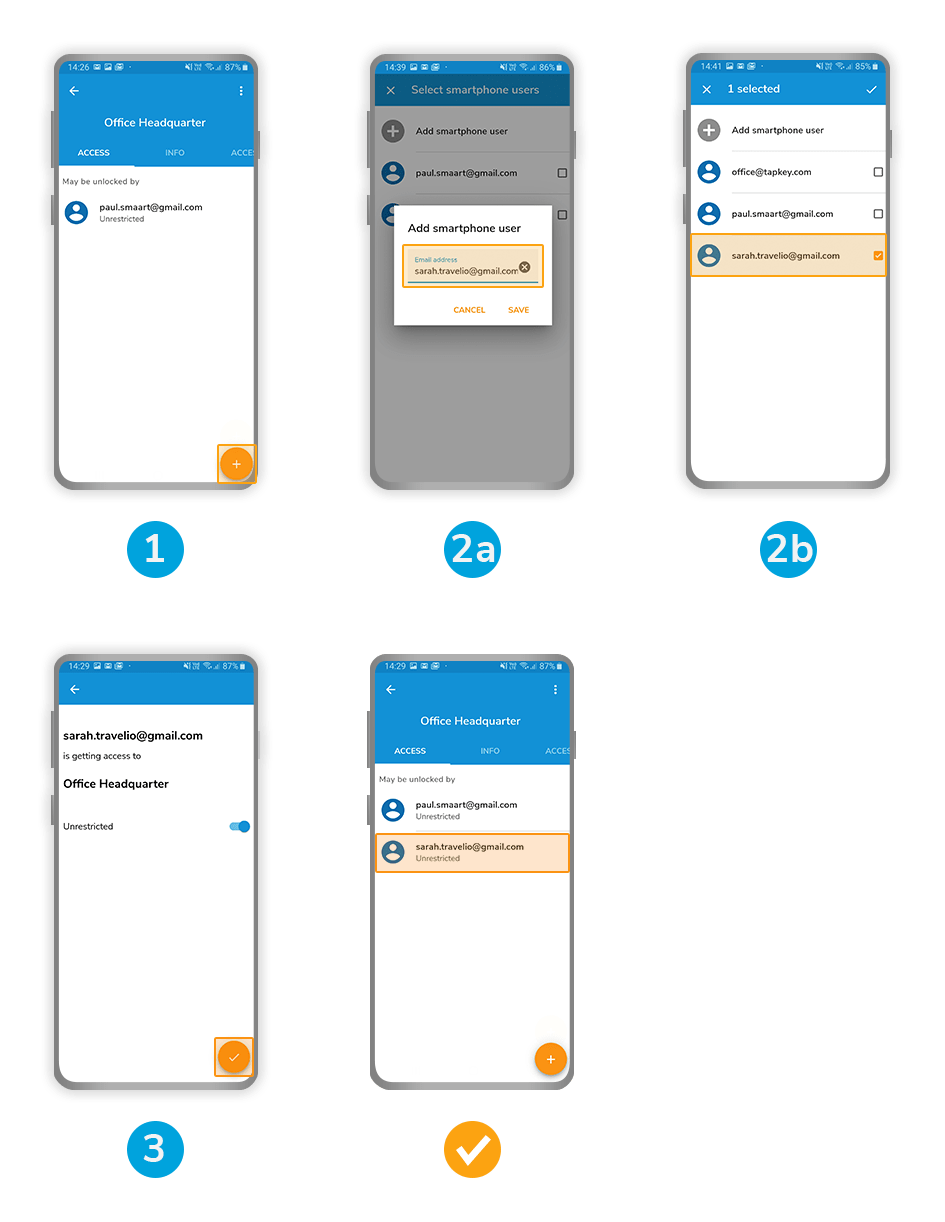 step by step tapkey authorising