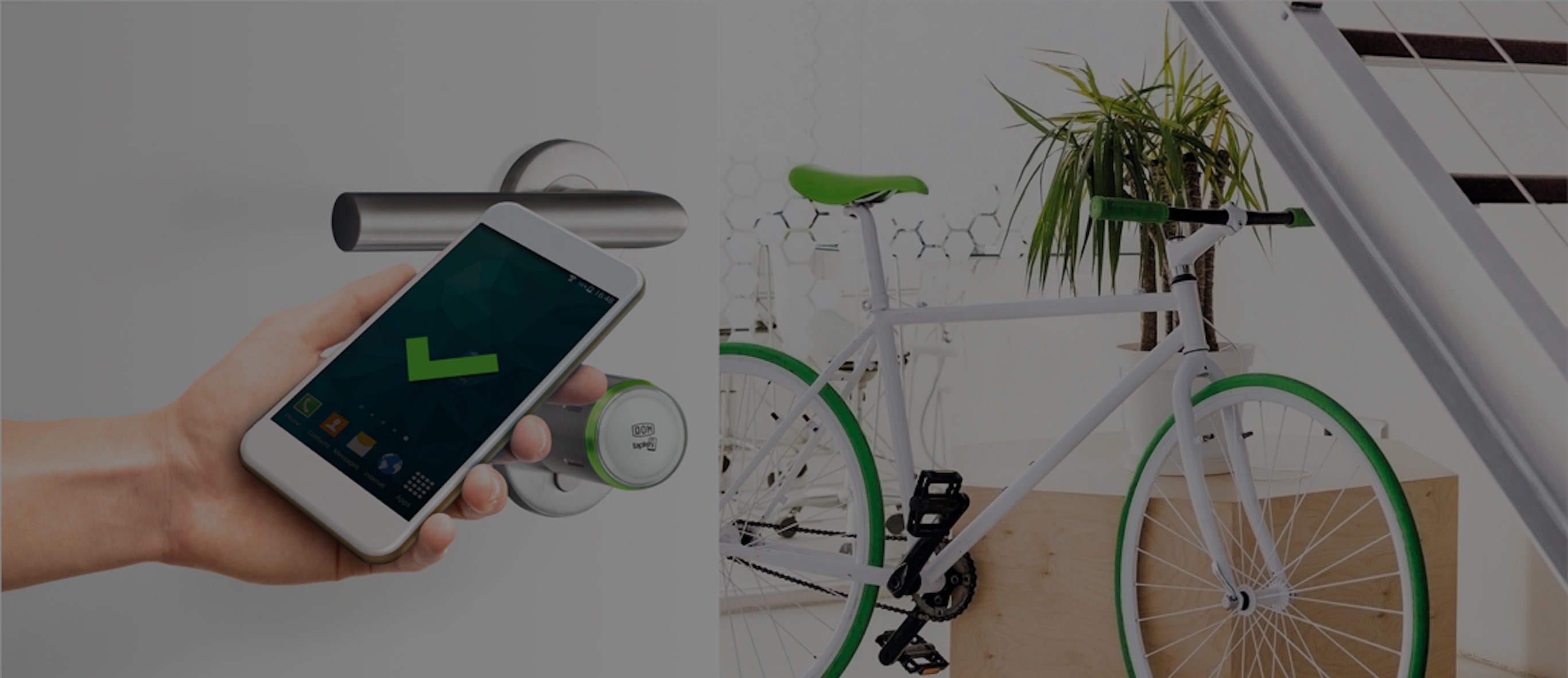 Tapkey door bike dark