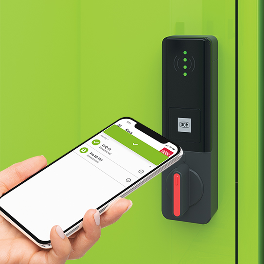 Open the Locker with mobile
