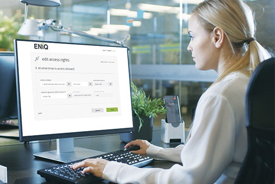 Manage your access with your laptop : access control