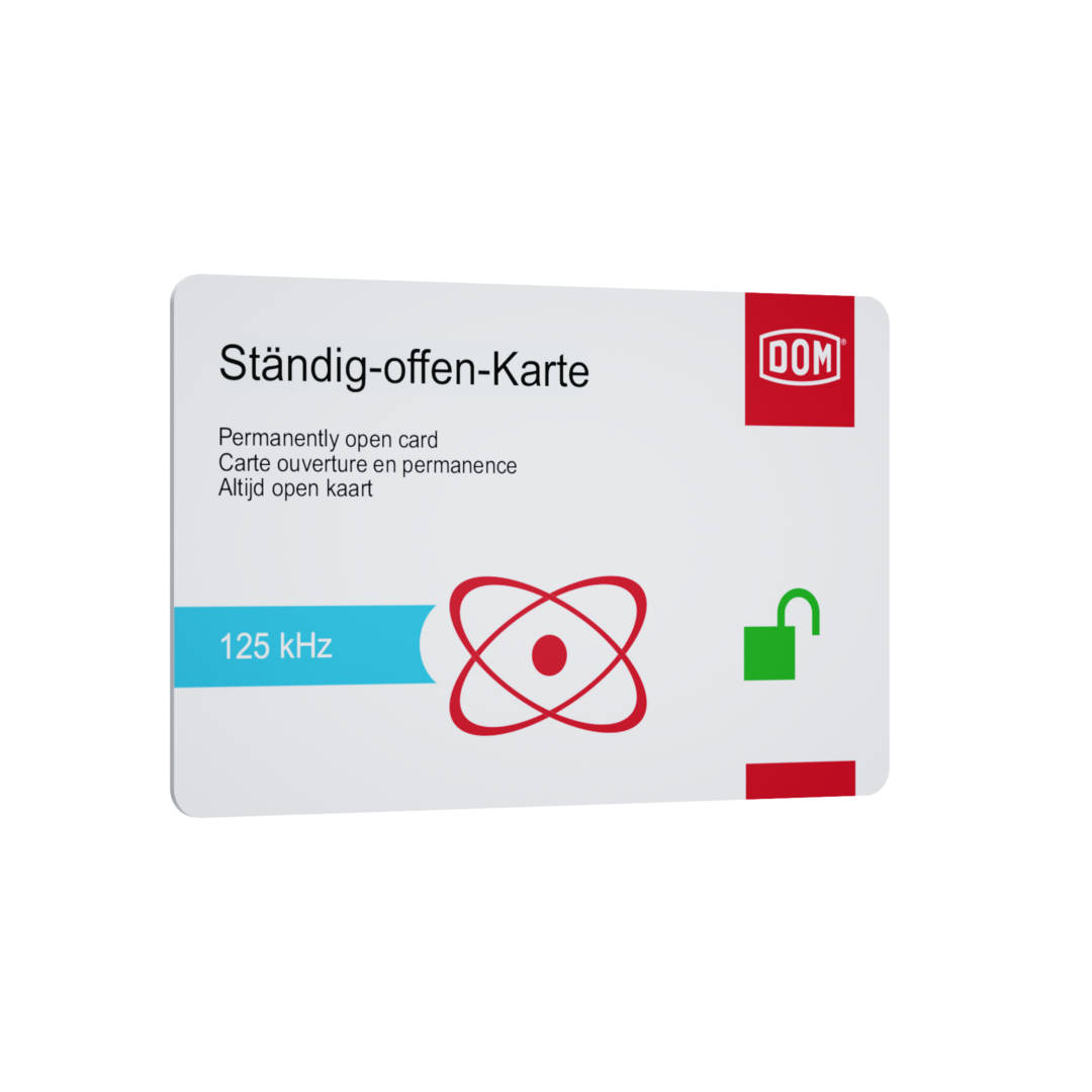 Permanently Open Card