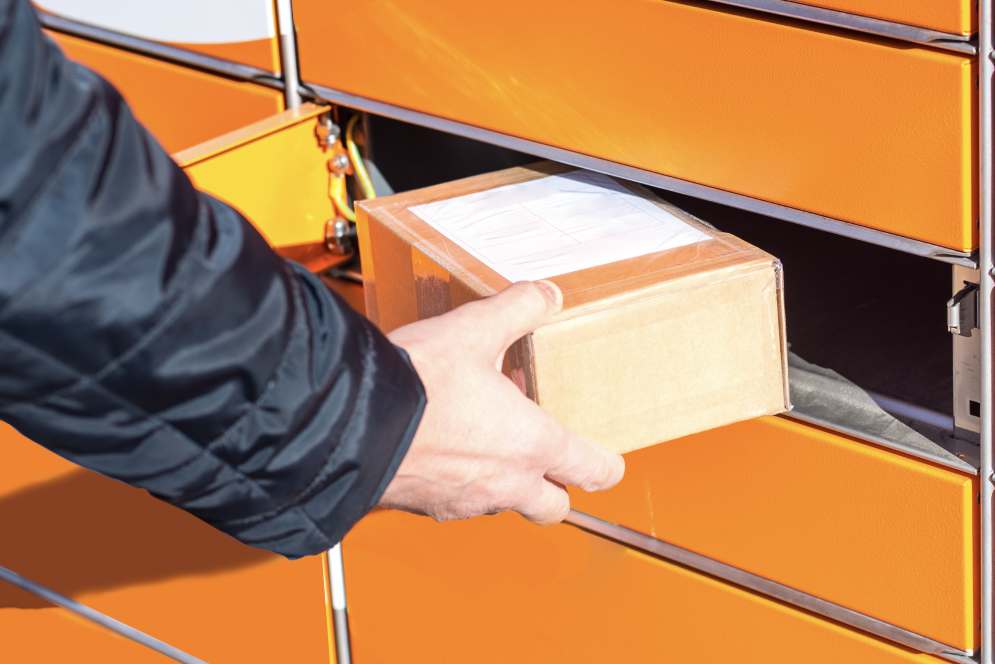Serrure consignes et colis