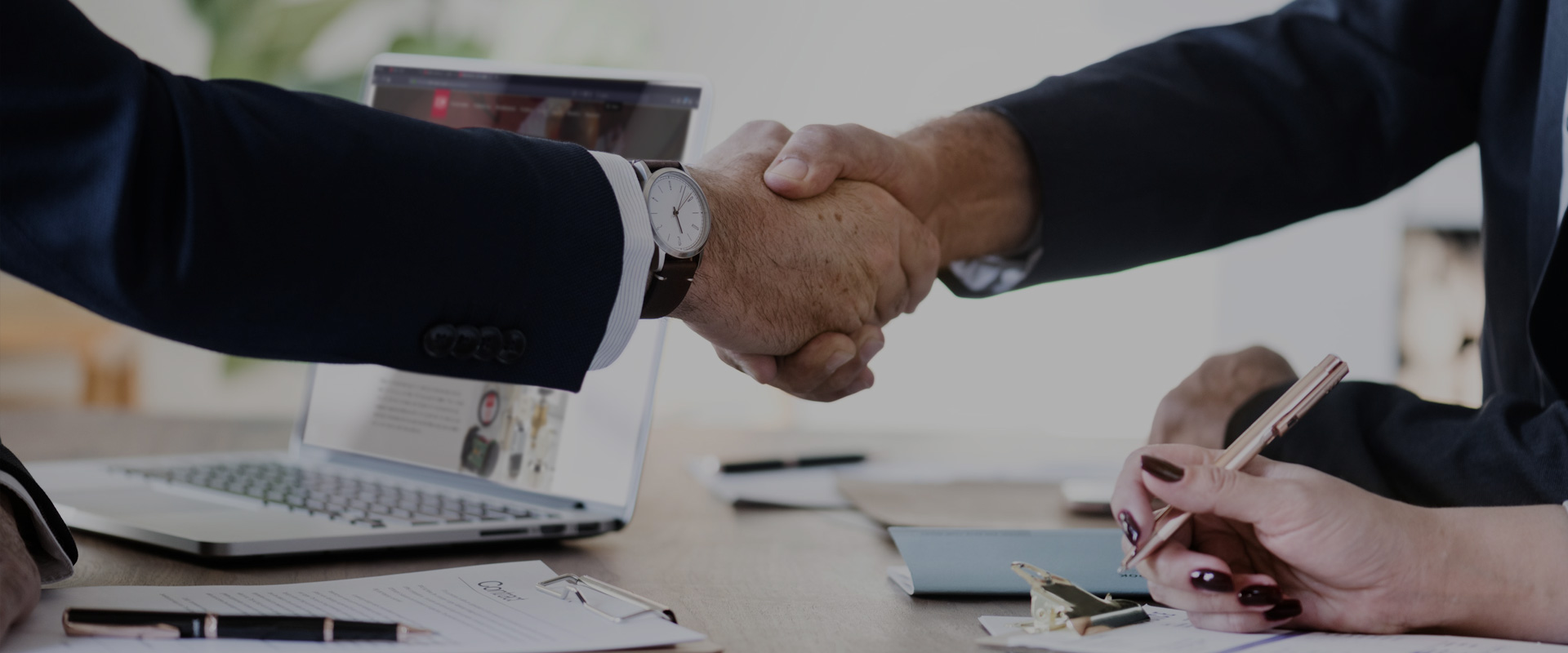 partnership handshake