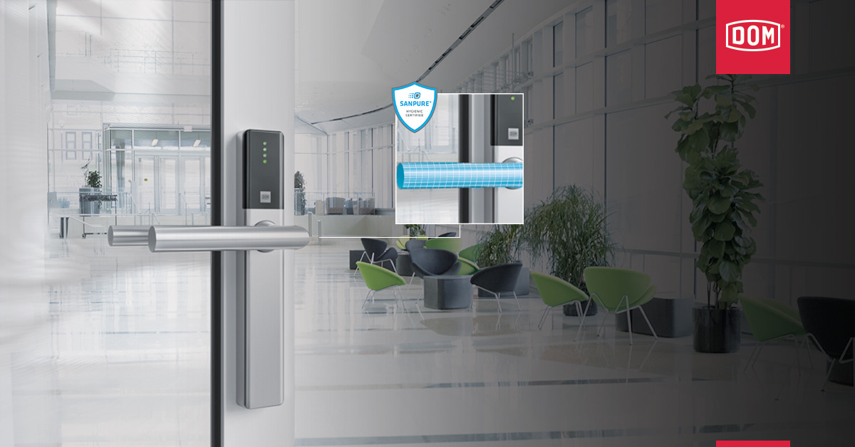 DOM Security Released New Anti-microbial Digital Door Handles, Cylinder ...
