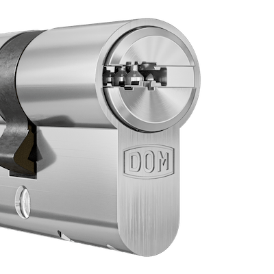 DOM Cilinder Matt Chrome