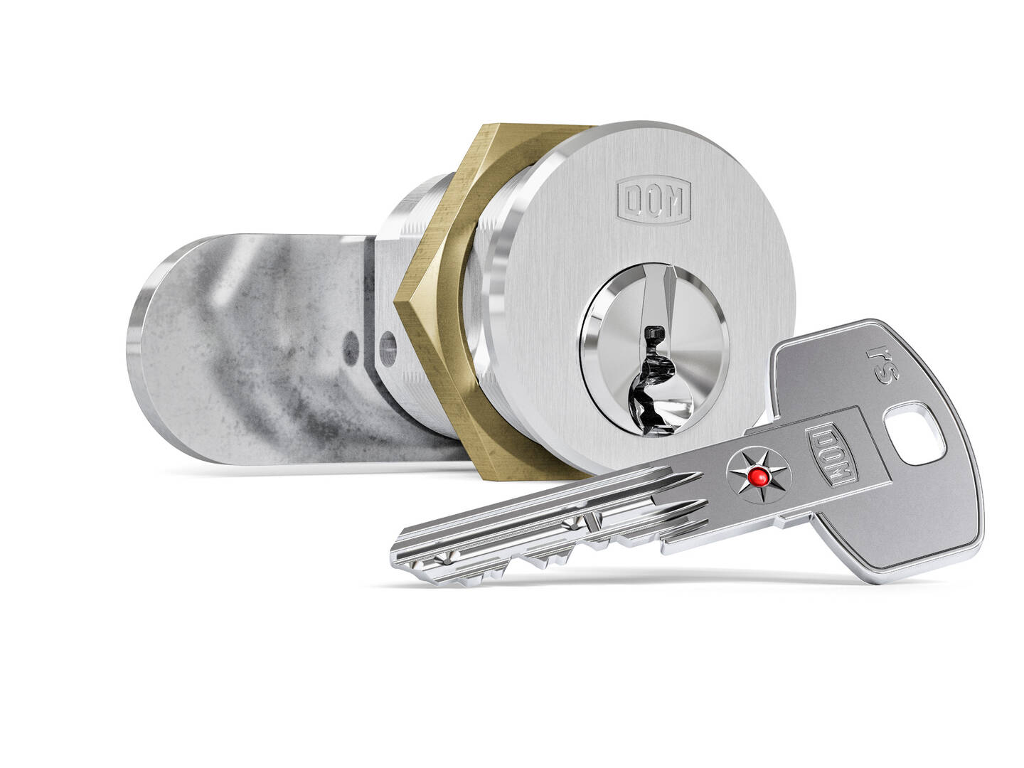 Slap Lock System DOM rs Sirius® Heavy Cam Lock Heavy Cam Lock 382 - Conventional Key ...