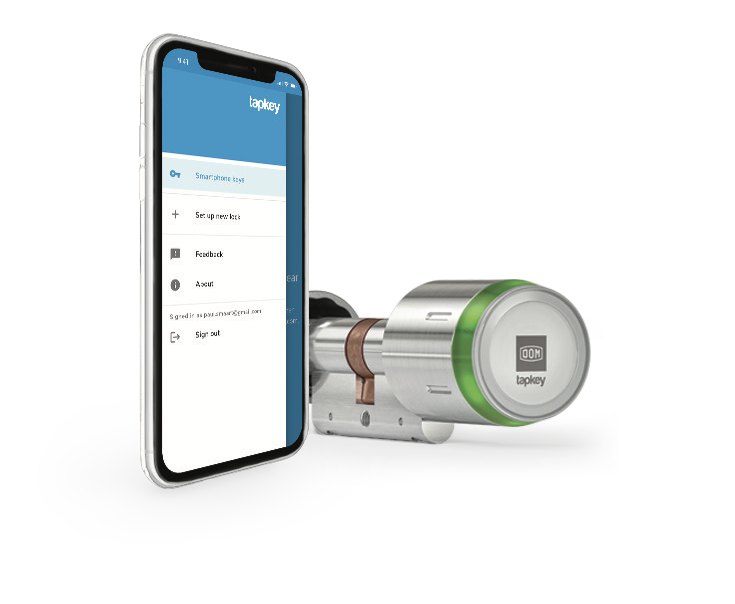 Tapkey app and pro Cylinder