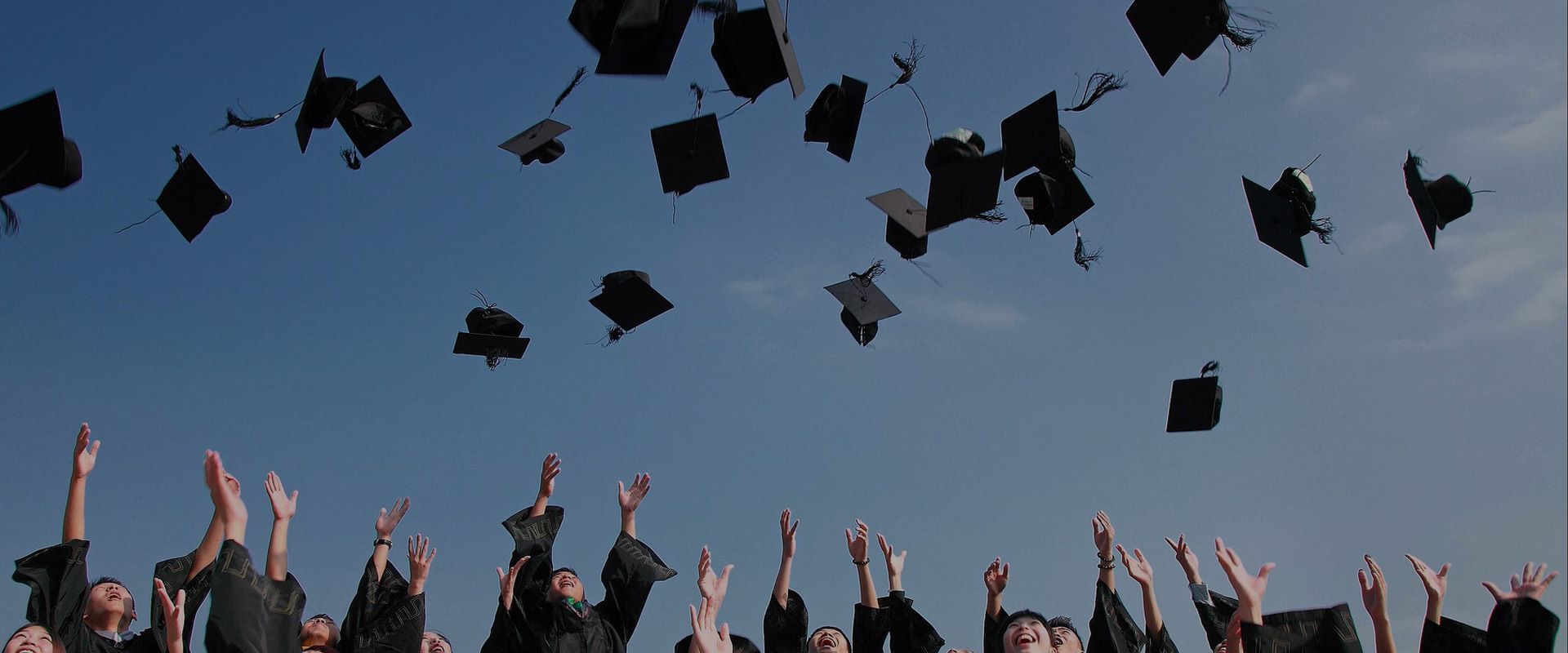 students graduating university