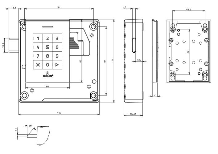 RONIS Tronic Slim - Keypads - DOM