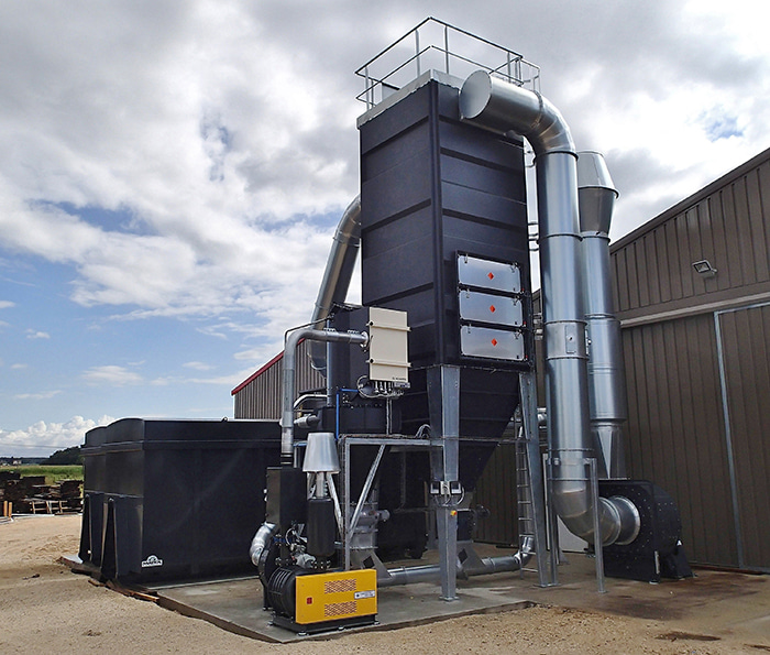 Extracteur d'air industriel