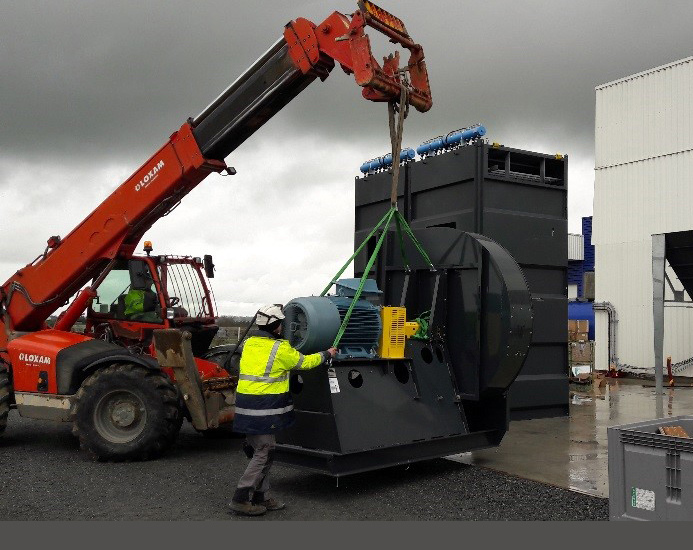 fan erection supervision