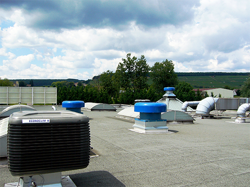 rafraichissement d'air en atelier