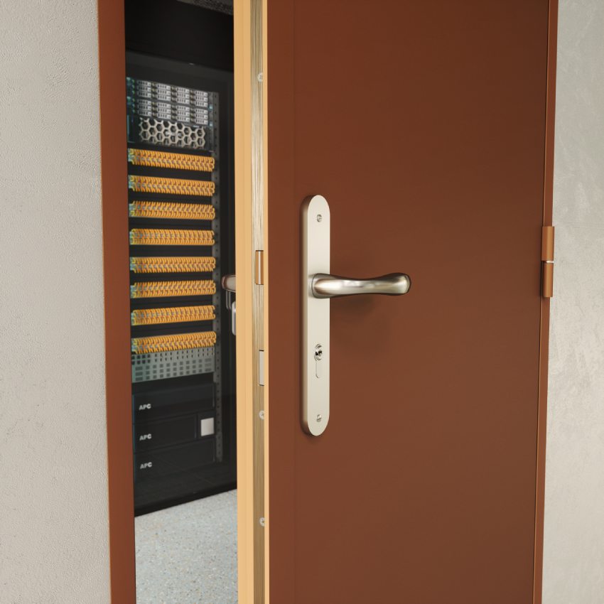 Porte coupe-feu en acier pour datacenter