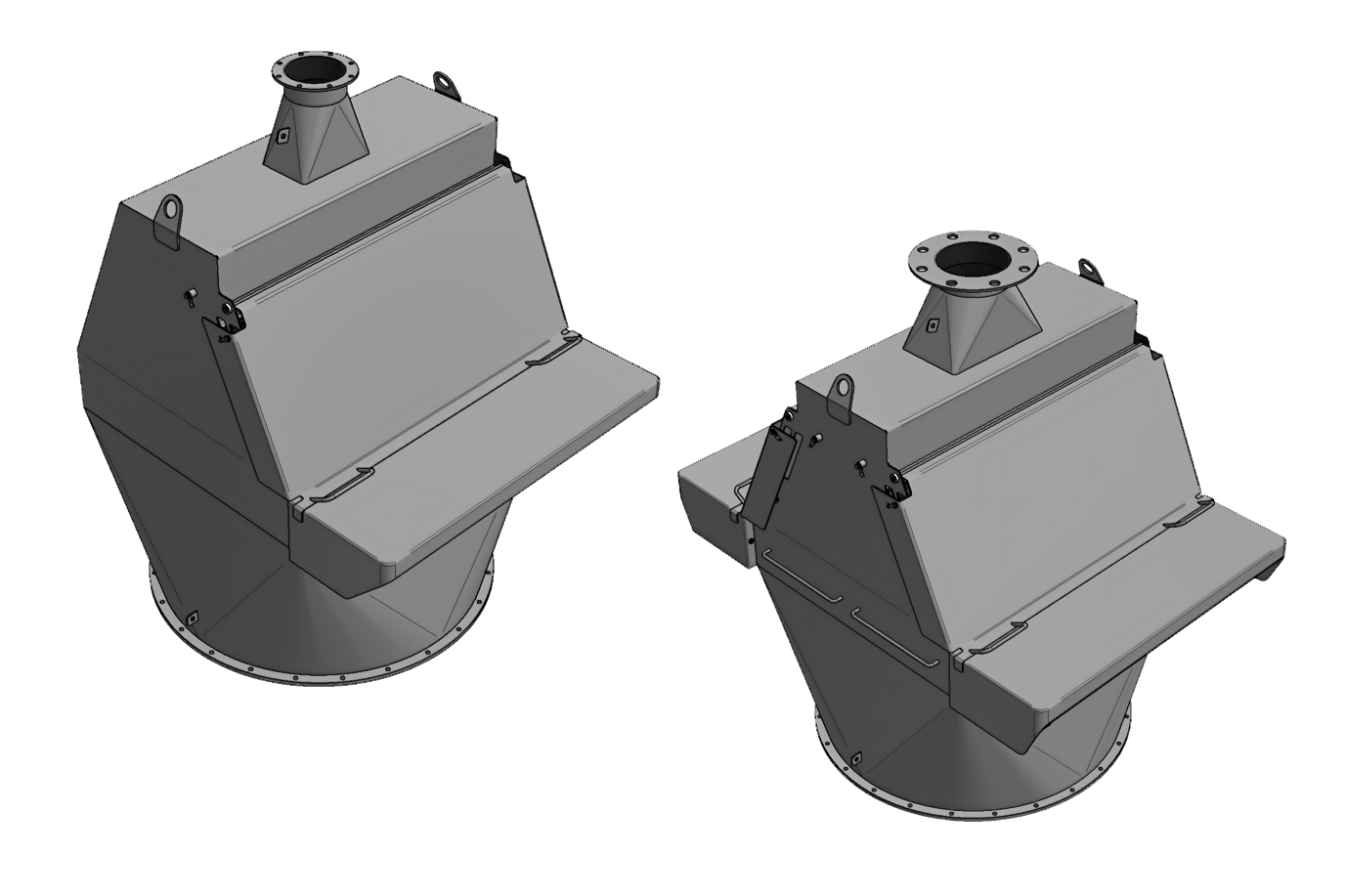 Verse sac sur trémie