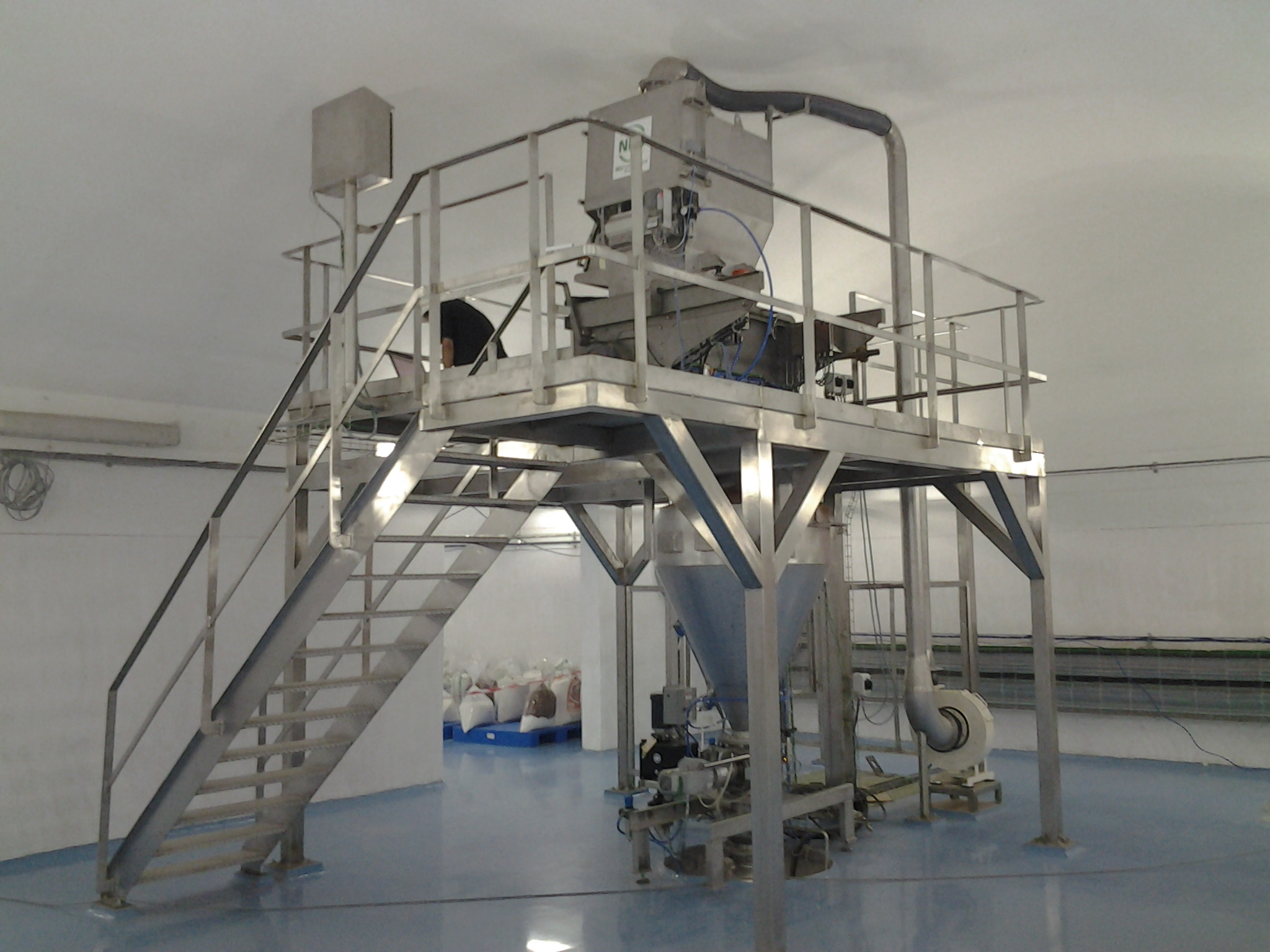 déchargement trémie