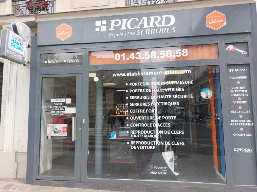 Serrurier Etablissement Atlan Paris 8