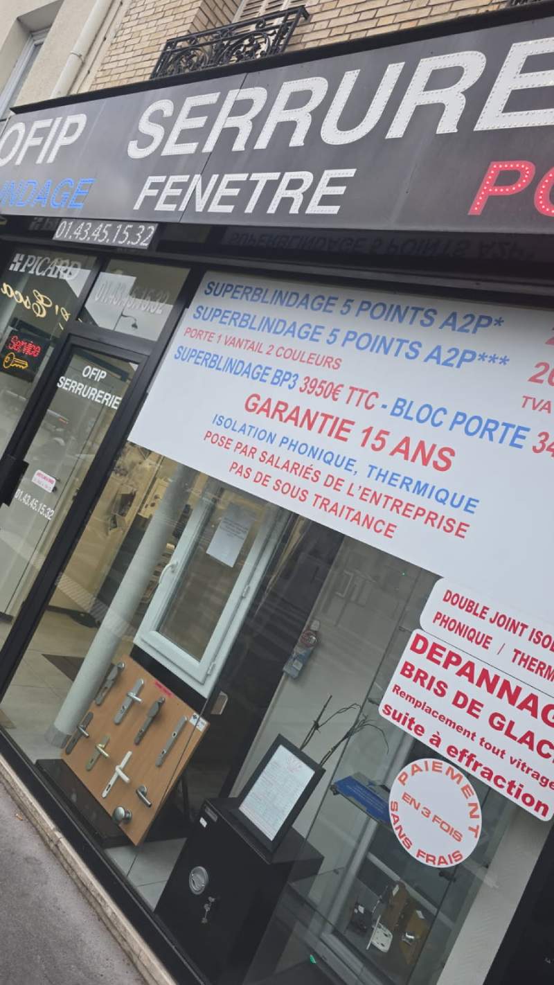 Serrurier OFIP Sécurité - Paris 12