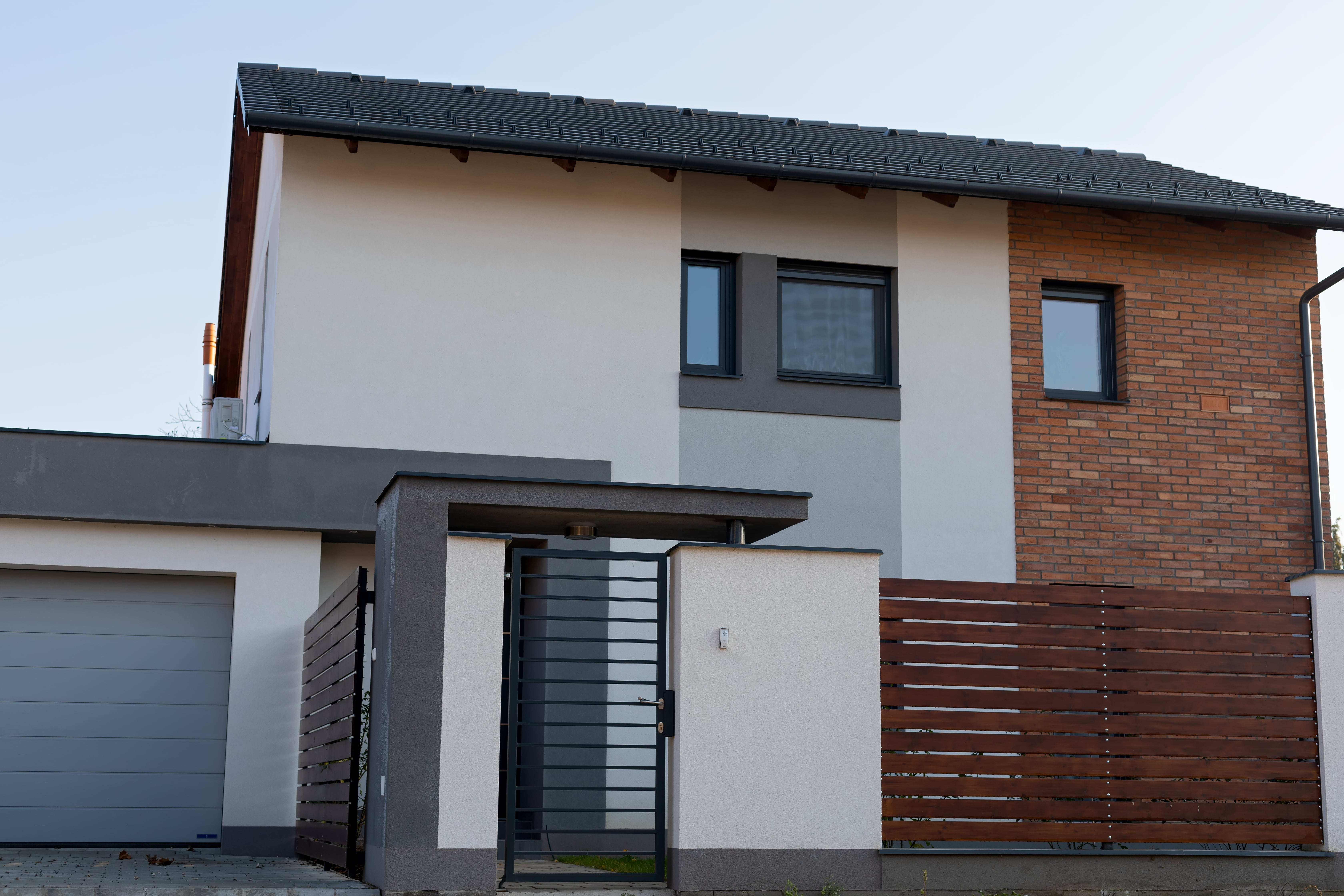 a detached big house in Hungary