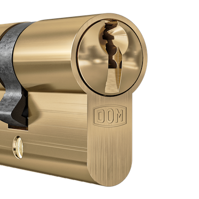 DOM Cilinder Satin Brass
