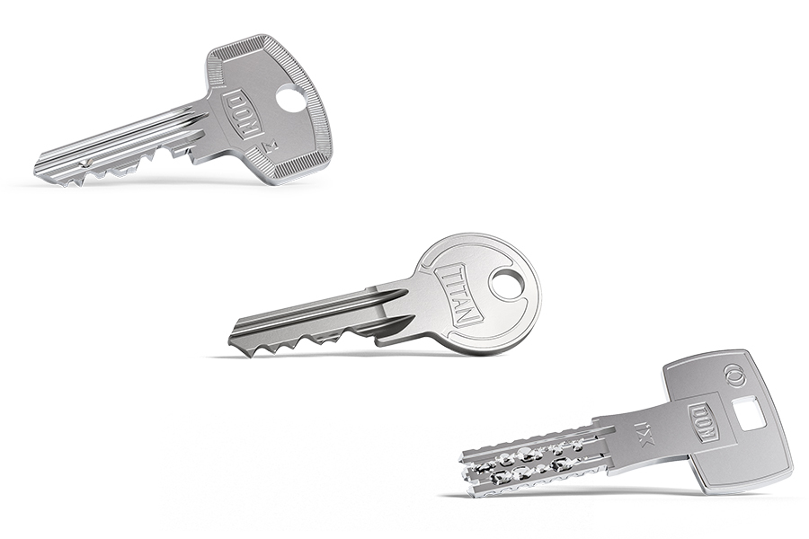 three keys from DOM, MCM, and Titan inside one frame