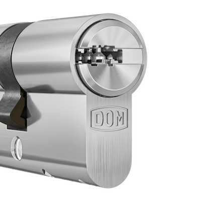 DOM Cilinder Matt Chrome