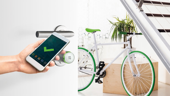 DOM Tapkey with Bike