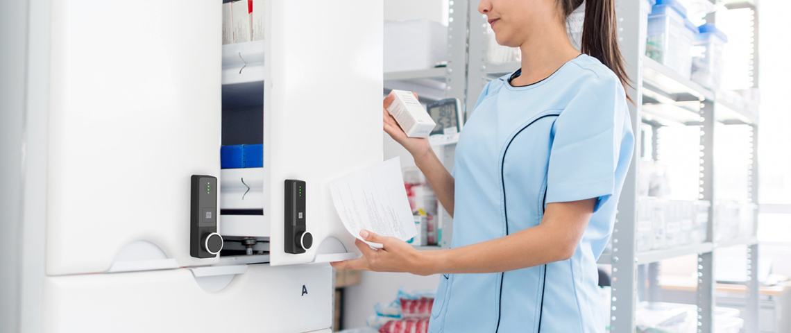 Smart locker in hospital