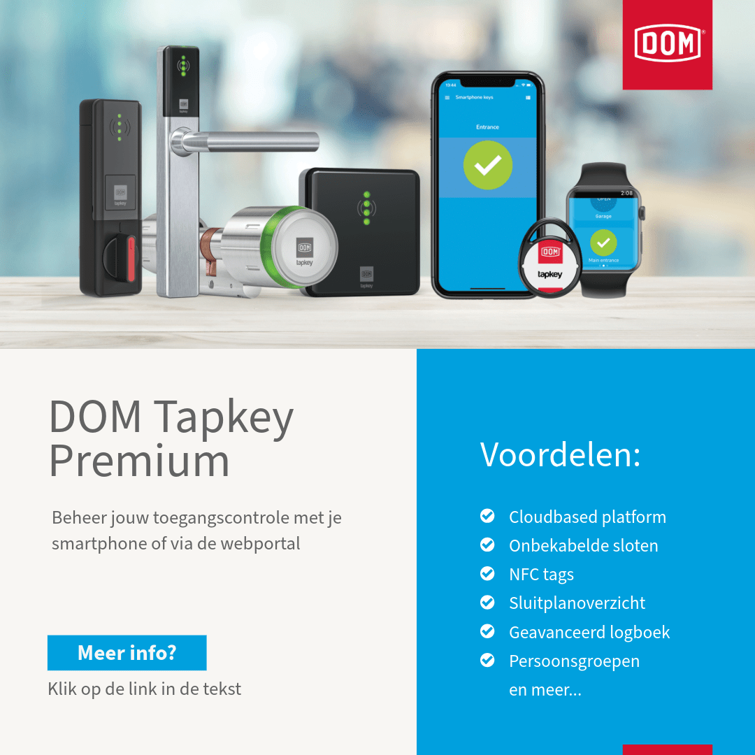 Benefits of DOM Tapkey Premium