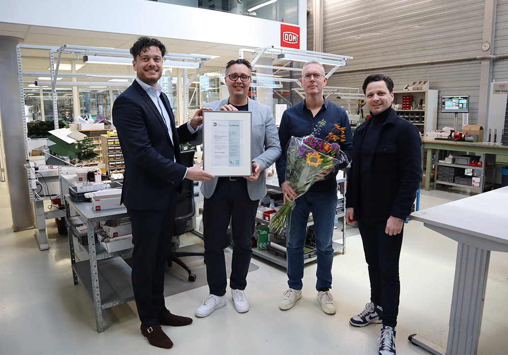 DOM behaalt ISO 27001-2022 certificering