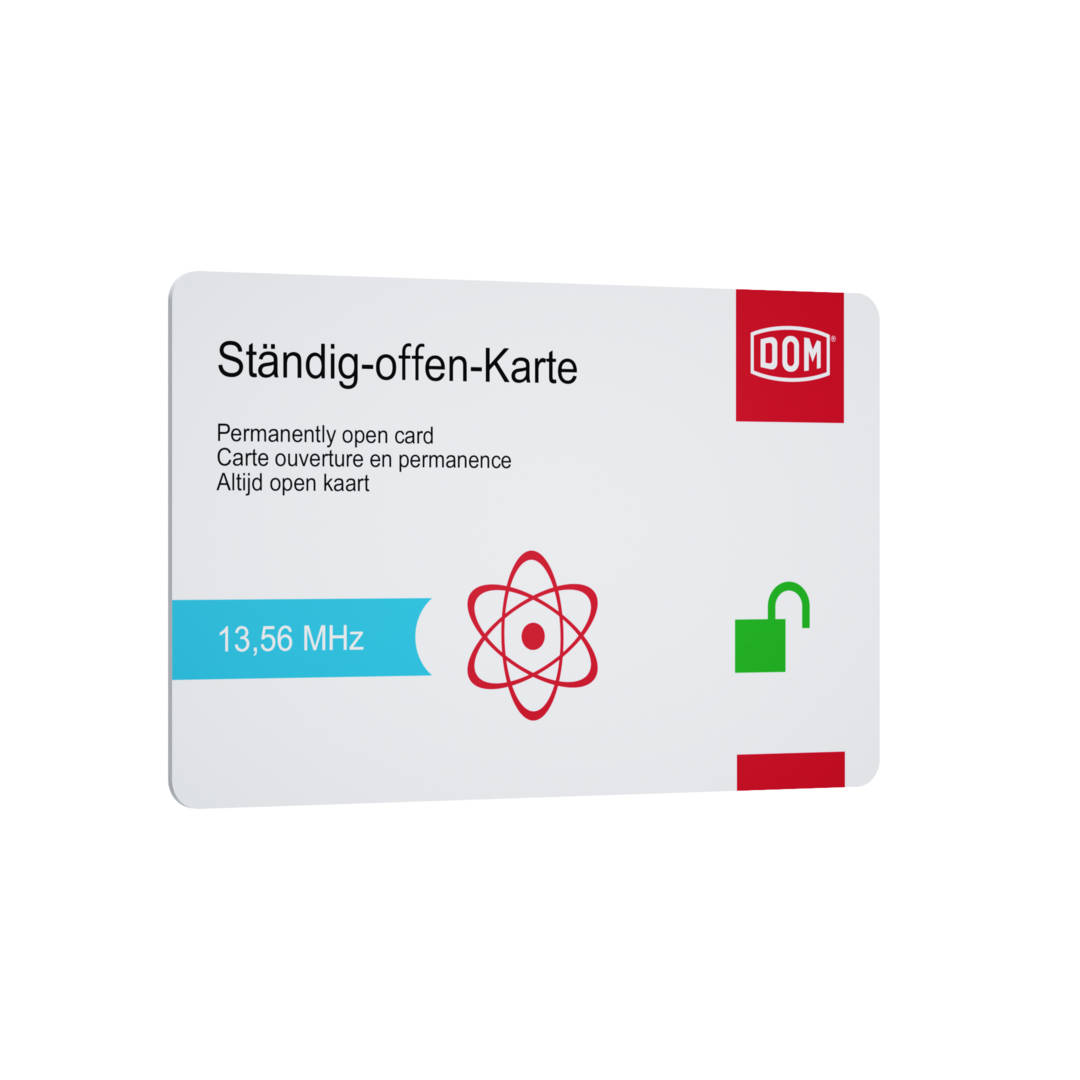 Permanently Open Card