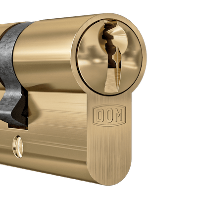 DOM Cilinder Satin Brass