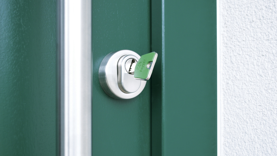 K55 cylinder in front door