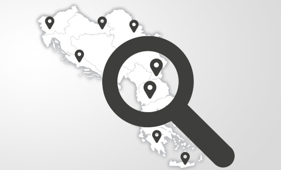 Zemljevid južne Evrope