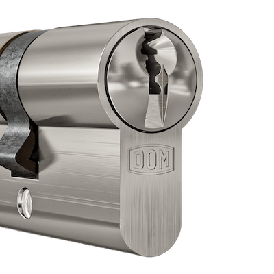 DOM Cilinder Dull Nickel