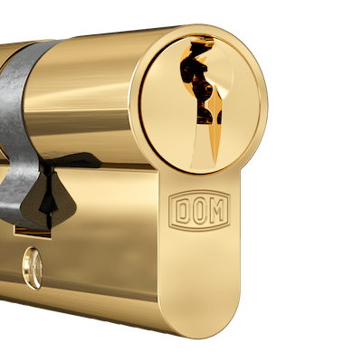 DOM Cilinder Polished Brass
