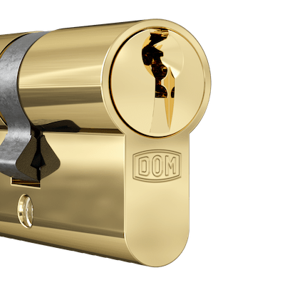 DOM Cilinder Gold Plate