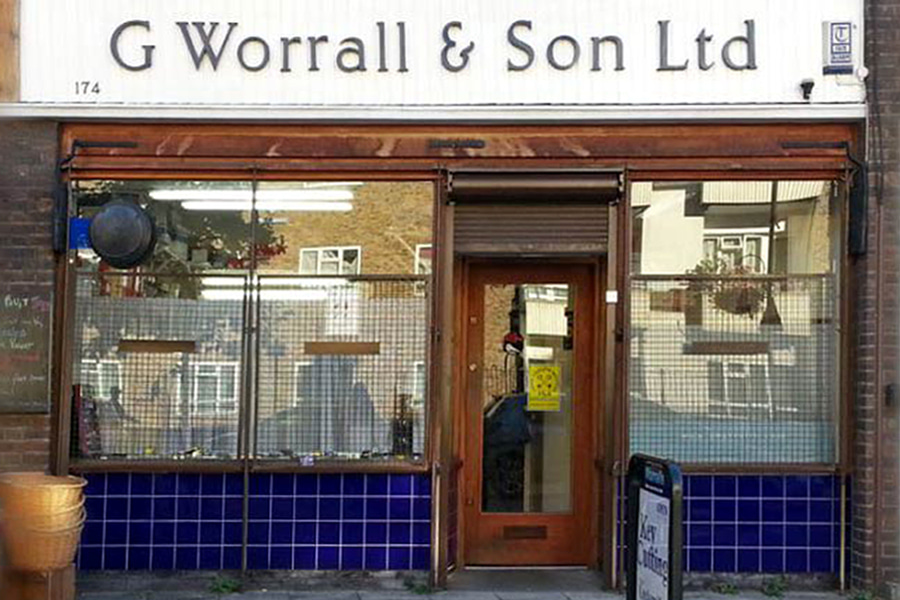 G Worrall Shop Front