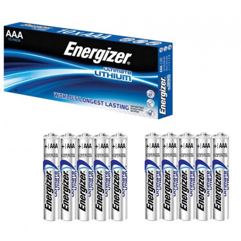 AAA Lithium Batteries (10 Pack)